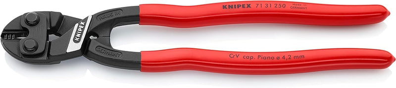 Knipex CoBolt® XL Kompakt-Bolzenschneider schwarz atramentiert, mit Kunststoff überzogen 250 mm (SB-