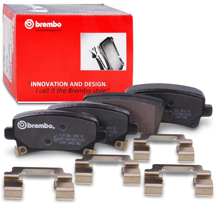 Brembo P 59 060 Bremsbelagsatz, Scheibenbremse - (4-teilig)