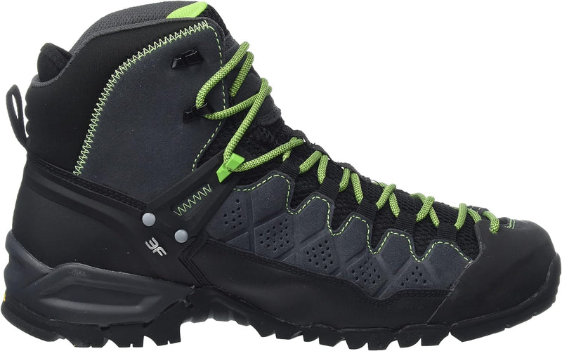 Salewa Herren Ms Alp Trainer Mid GTX Trekking-& Wanderstiefel 40 EU Onyx Pale Frog, 40 EU Onyx Pale