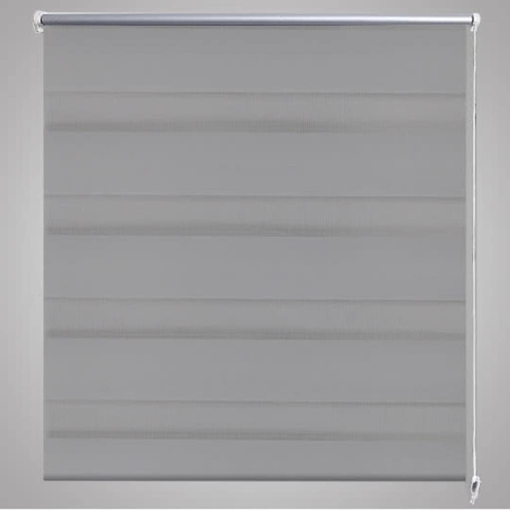 WIFESE Doppelrollo Seitenzug 120x175 cm grau Verdunkelungsrollo Rollos FüR Fenster Ohne Bohren Fenst