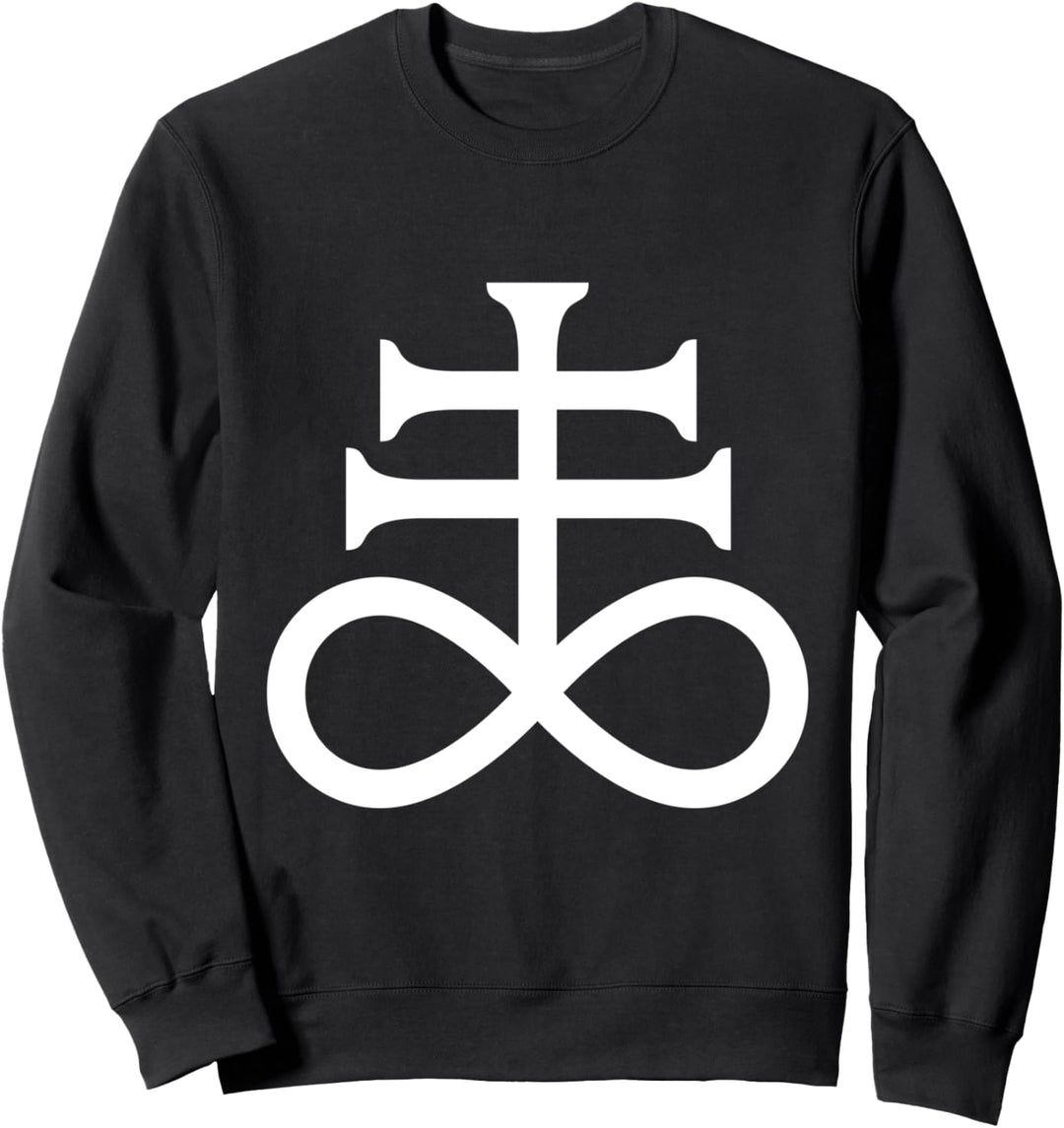 Occult Satanic Leviathan Cross Satanism Devils Cross Sweatshirt