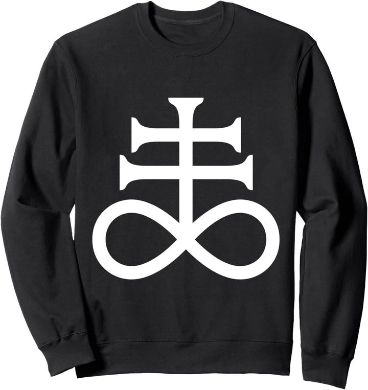 Occult Satanic Leviathan Cross Satanism Devils Cross Sweatshirt