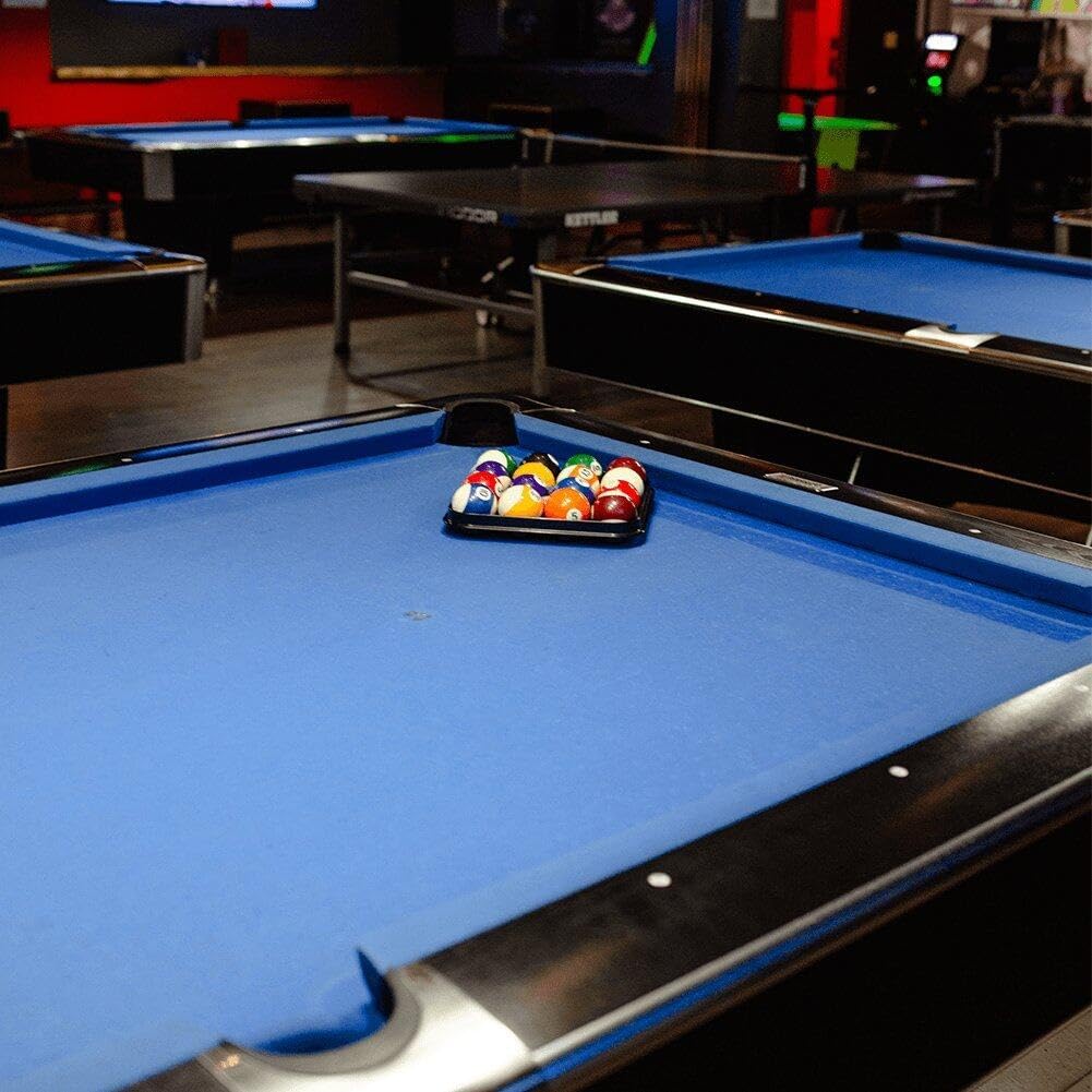 9ft Billard Pool -tischdecke Kissenstreifen Snooker Stoff Filz Premium Billardtisch Abdeckung Snooke