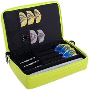 ONE80 The Dartbox Dart Chase D Box Darttasche für Darts Dart Wallet Dart Cases Gelb, Gelb