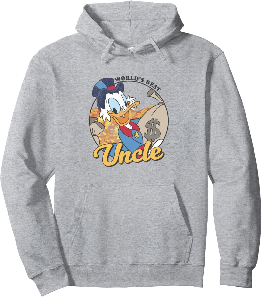 Disney DuckTales Scrooge McDuck World's Best Uncle Pullover Hoodie