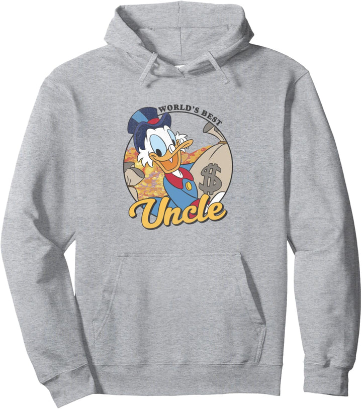 Disney DuckTales Scrooge McDuck World's Best Uncle Pullover Hoodie