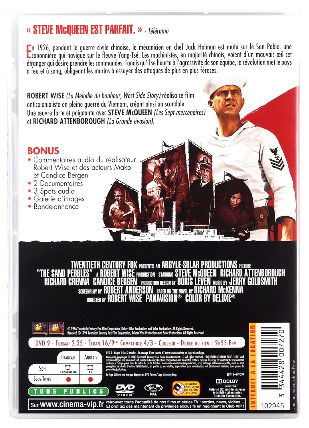 La Cannonière du Yang Tsé [FR Import], DVD