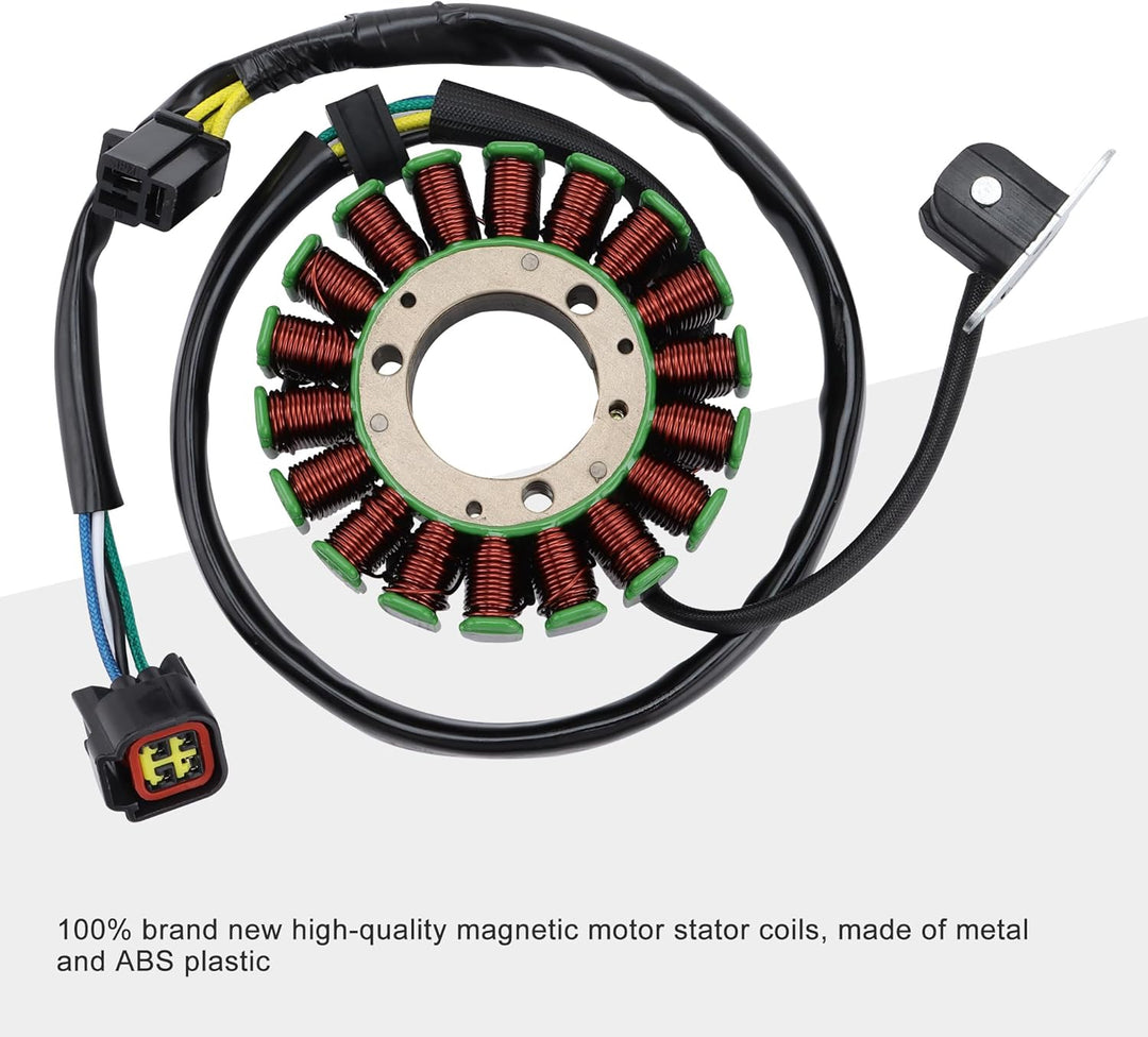 GOOFIT 18 Spule 7 Draht Motorrad Magneto Stator Spule zündung Generator Motorzubehör Ersatz für Suzu