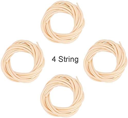 Ukulele Saiten Acoustic Bass Ukulele Saiten 4 STÜCK U-Bass Ukulele Bass Saiten Set 5mm 4mm 3mm 2.5mm