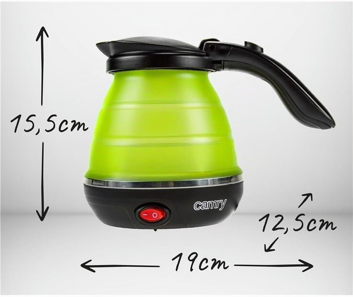 CAMRY CR 1265 MRY cr-1265 Wasserkocher faltbar grün, Kunststoff, 0, 5