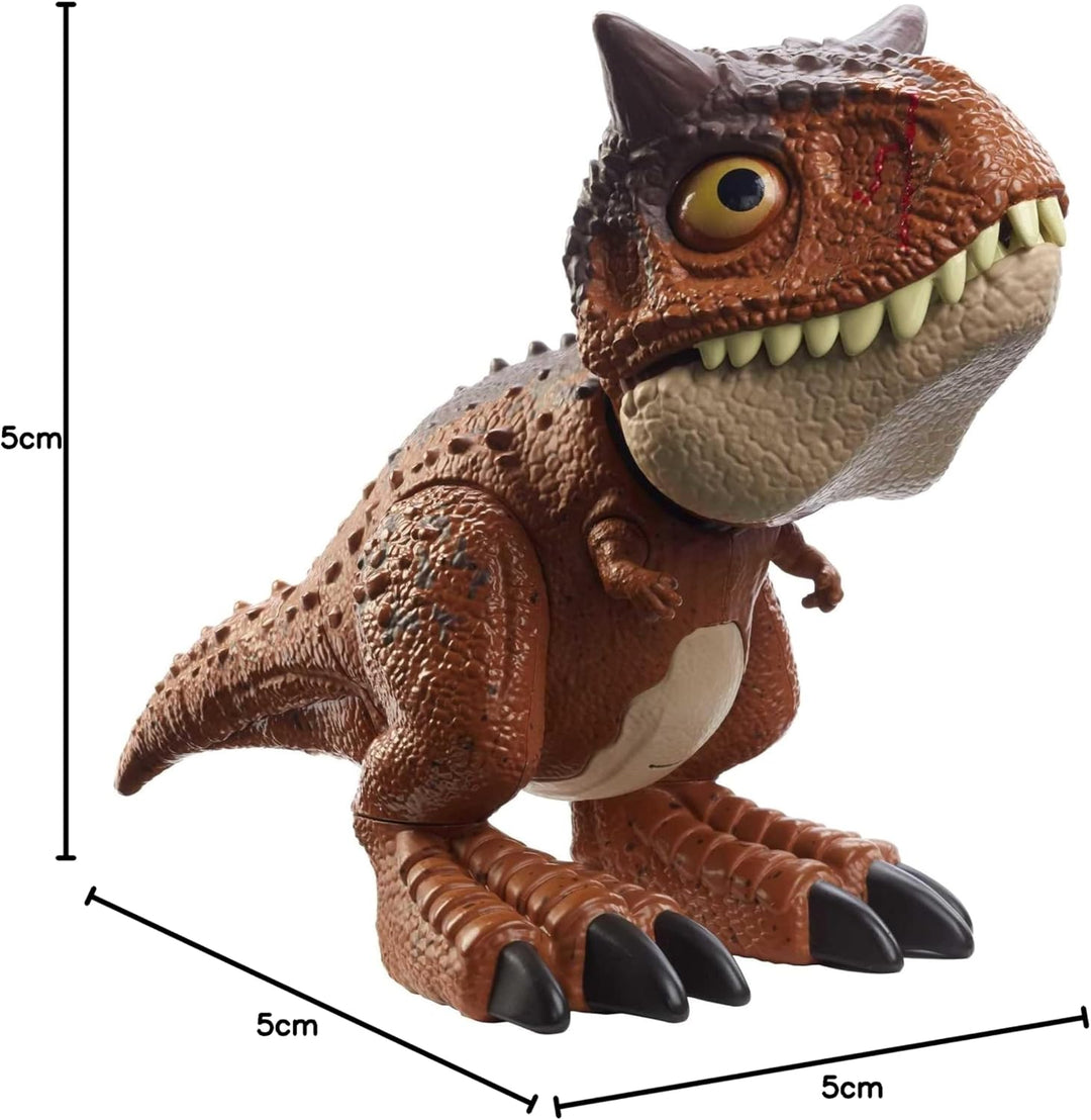 Jurassic World HBY85 - Beissangriff Carnotaurus Toro-Dinosaurier-Actionfigur, Dinosaurier Spielzeug