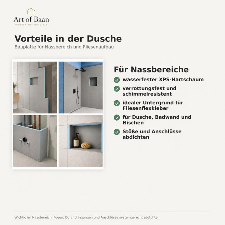 Bauplatte I Hartschaumplatte 3,15m² I Hartschaumplatte 10mm Dicke I hochwertige Dämmplatten für Inne