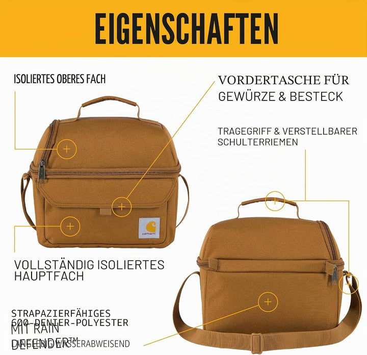 Carhartt Insulated Lunch Cooler One Size Kiesfarben, One Size Kiesfarben