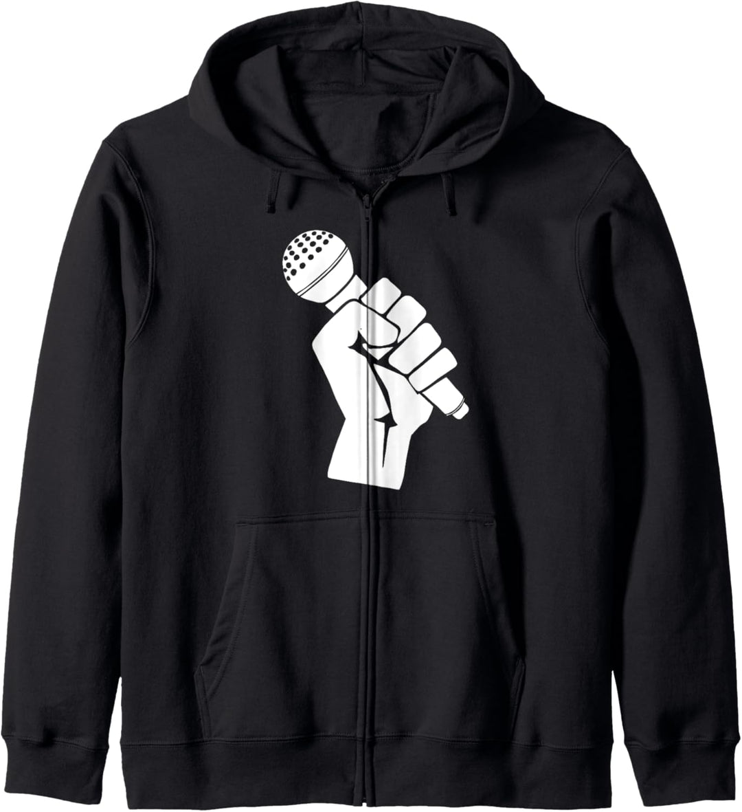 Hip Hop Mikrofon Kapuzenjacke