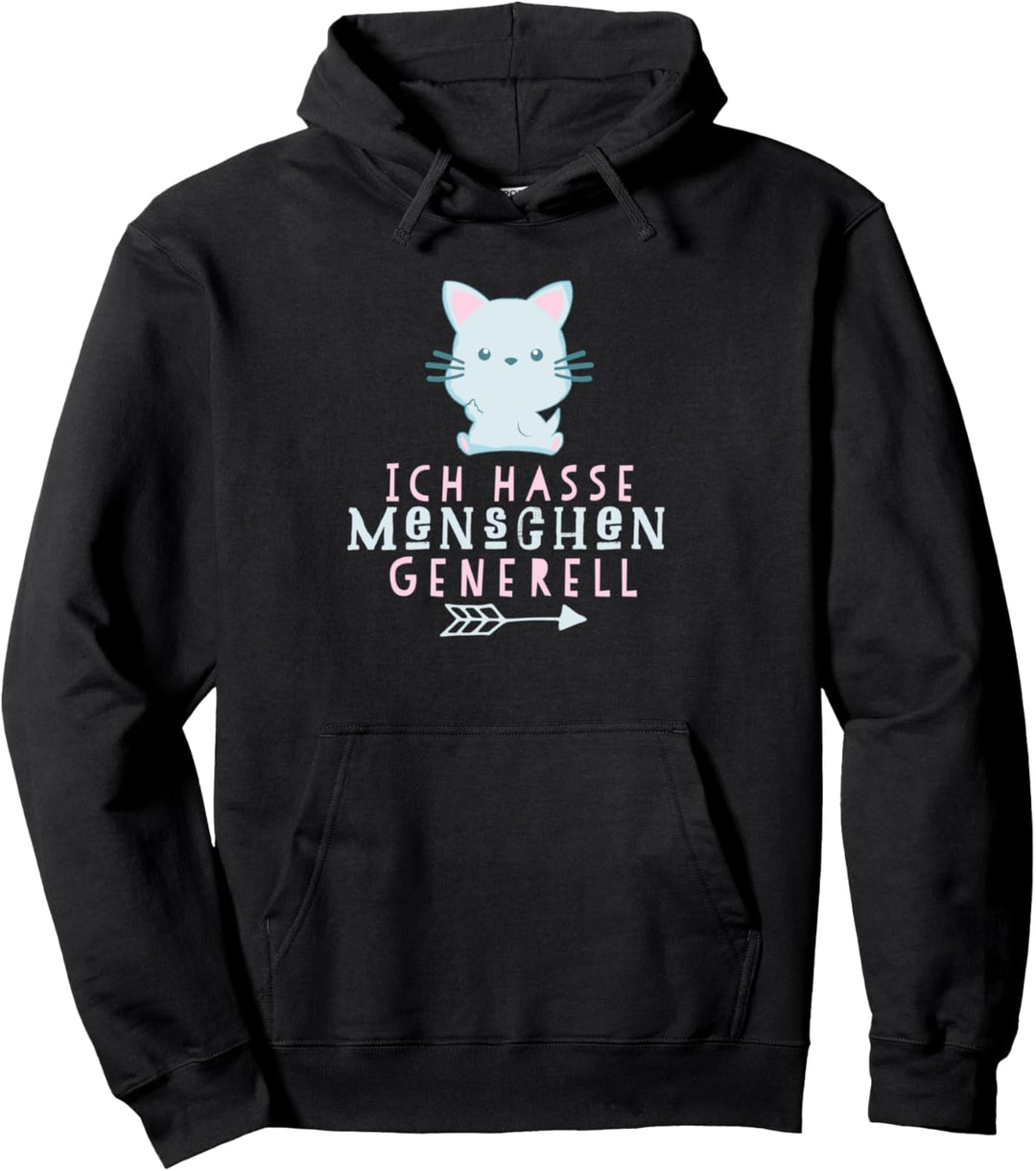 Ich Hasse Menschen - Ich hasse Menschen generell Pullover Hoodie