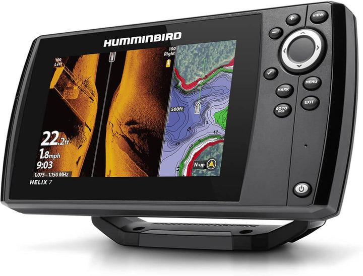 Humminbird Helix 7 G4 GPS-Fischfinder mit Wandler, Mega-Seitenbild