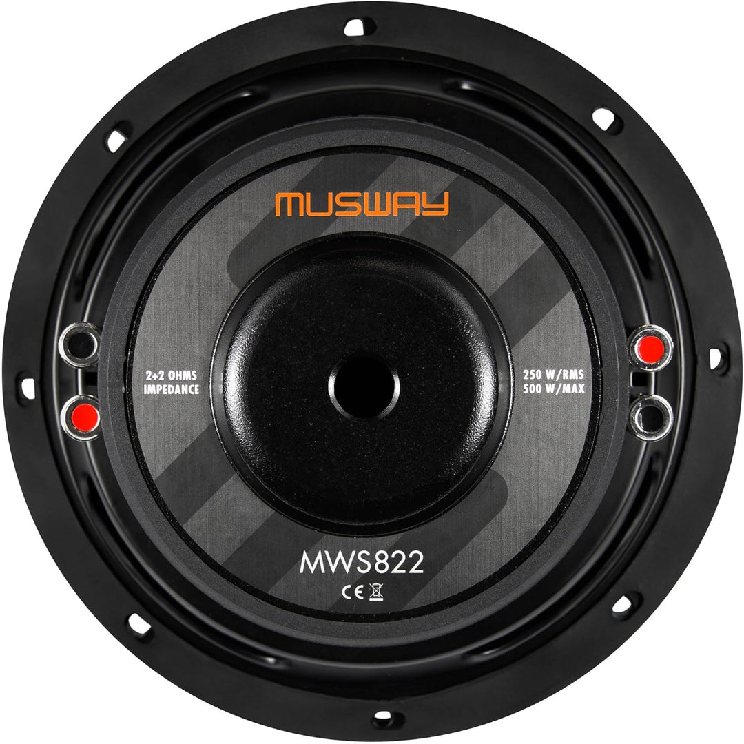 Musway MWS822 | 8' Flat Subwoofer 8' (20 cm) FLACH Subwoofer