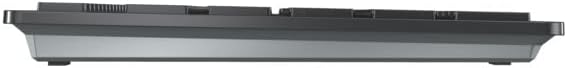 CHERRY KW 9100 Slim, kabellose Tastatur, Deutsches Layout,schwarz Silber & MW 9100, kabellose und wi