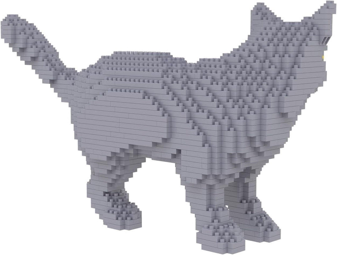 Larcele 1131 Stücke Mikro Bausteine Spielzeug Kit, Mini Katze Bricks Bauen Bauklötze Satz KLJM-05(Bl