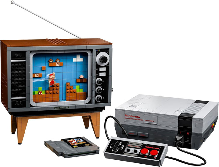 LEGO Super Mario Nintendo Entertainment System 71374 Gameplay Bauset, Modellbausätze für Erwachsene