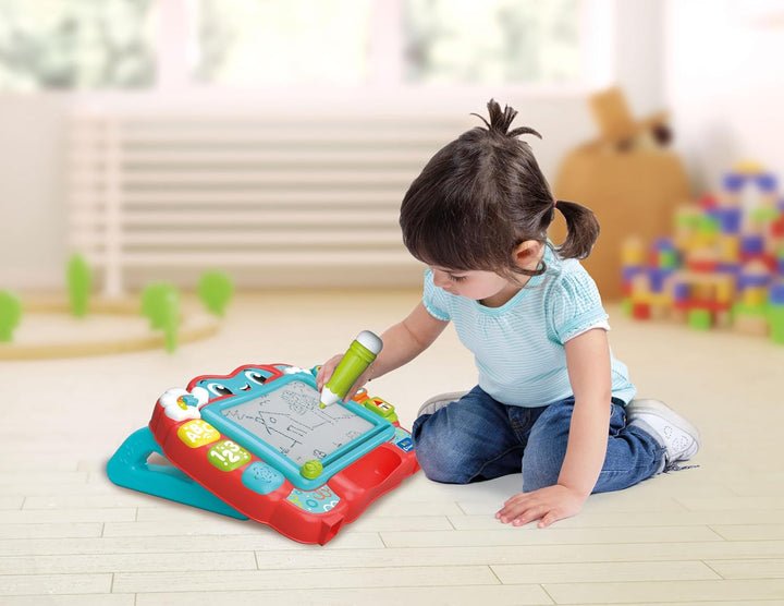 Clementoni Baby 17955 Magnetische Tafel zum Singen und Lernen für Kinder, 18-36 Monate, Lernzentrum