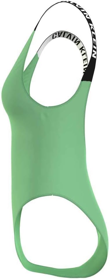 Calvin Klein Damen Rückenausschnitt, Grün (Ultra Green)