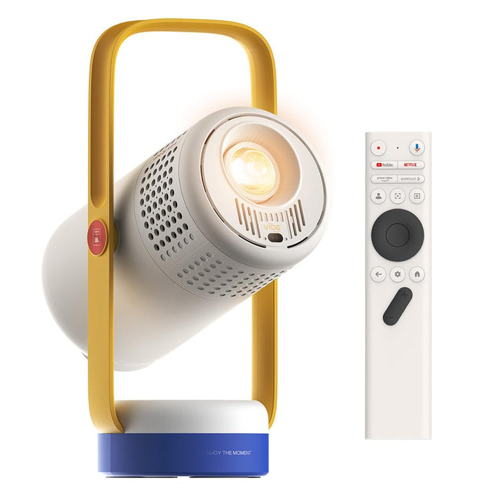 XGIMI Vibe One mit Akku Smarter tragbarer mini Beamer, 1080p-Projektor, Google TV mit Netflix, Sound