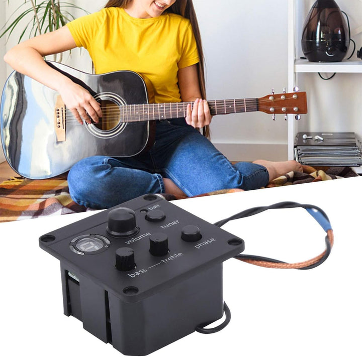 Tonabnehmer-Set für Akustikgitarre, Vorverstärker, 3-Band-EQ, Fishman ISYS, integriertes Loch für el