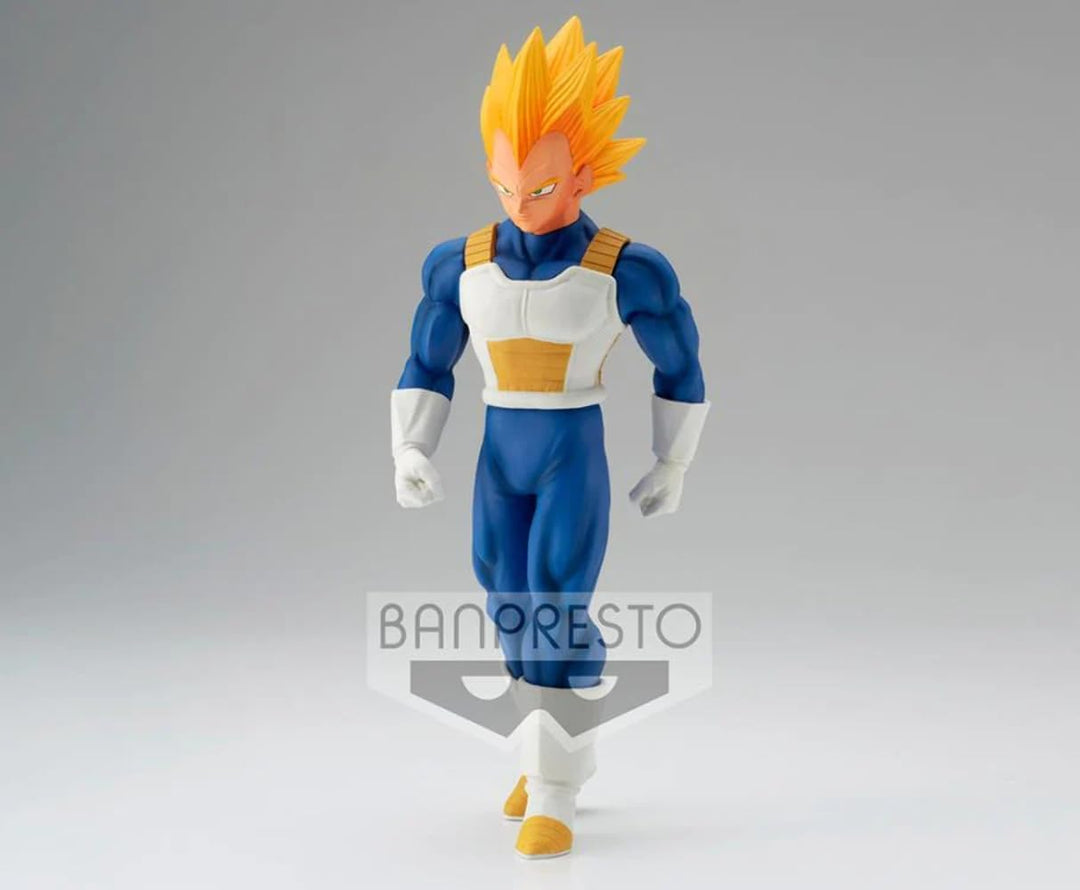 BANPRESTO Dragon Ball Z – Super Saiyan Vegeta – Figur, solide Kante, 21 cm