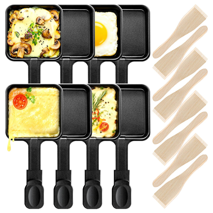 Kosmosta Antihaftbeschichtete Extra Lang Mini-Grill-Käsepfanne Schmelzzubehör für Raclettes Ersatzbl