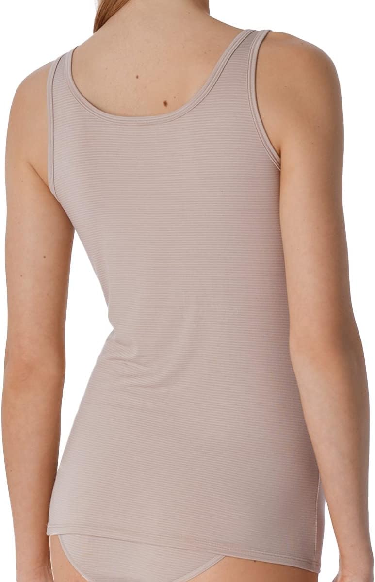 Schiesser Damen 2 Pack Trägertop Unterhemd - Modal Essentials 40 4 X Sand, 40 4 X Sand