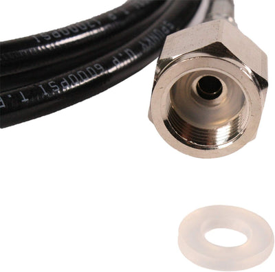 WELDINGER Adapter-Hochdruckschlauch 2,5 m geeignet für Wassersprudler Soda Stream Duo