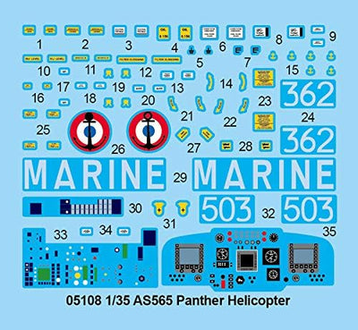 Trumpeter 005108 1/35 AS565 Panther, Mehrfarbig