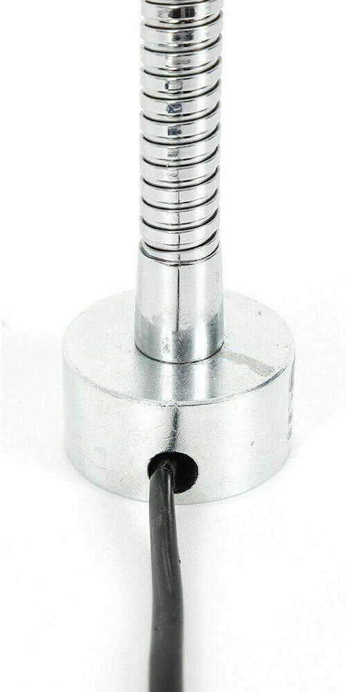 Maschinenlampe mit Magnetfuss, 6W CNC Drehmaschine Magnetische Schwanenhals LED Arbeitsleuchte Flexi