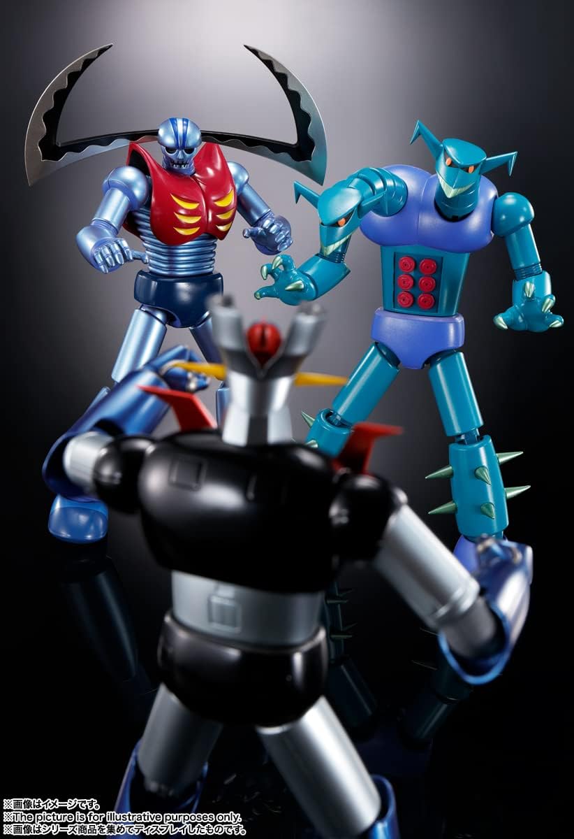 BANDAI CO. LTD Gx-25r Garada k-7 + gx-26r doublas m-2 Pack Figur 16 cm Mazinger z Soul of Chogokin M