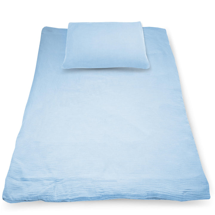 PinkZebra Musselin Kinderbettwäsche 100x135 cm + 40 x 60 cm, Bettwäsche aus ohne GMO 100% Bio-Baumwo