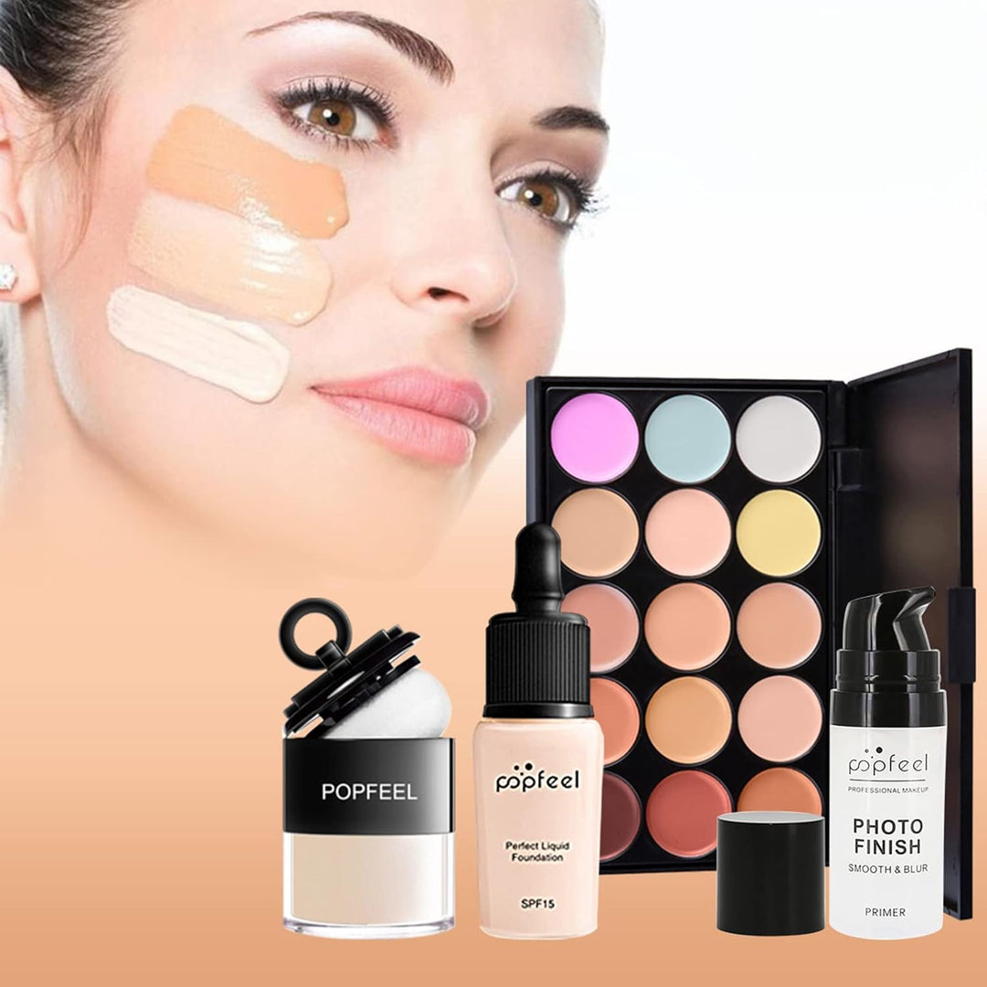FantasyDay Multifunktions Exquisite Make-up Geschenkset Kosmetik Schmink Kit für Gesicht, Augen und