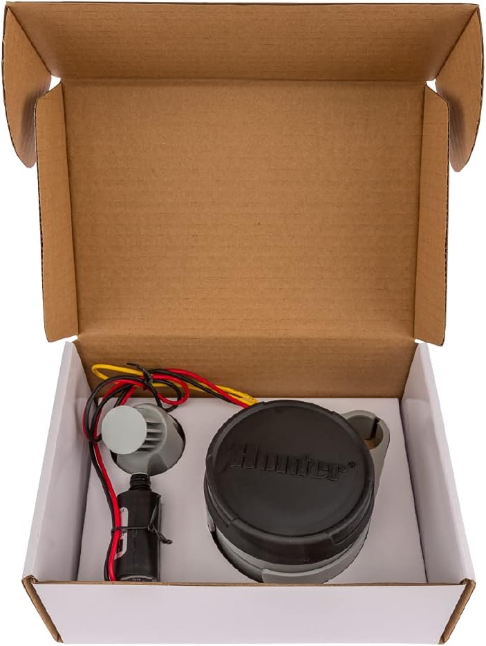 Hunter Industries NODE100 NODE-100 Sprinkler Batteriesteuerung mit Magnetspule, klein, blau, Mit Mag