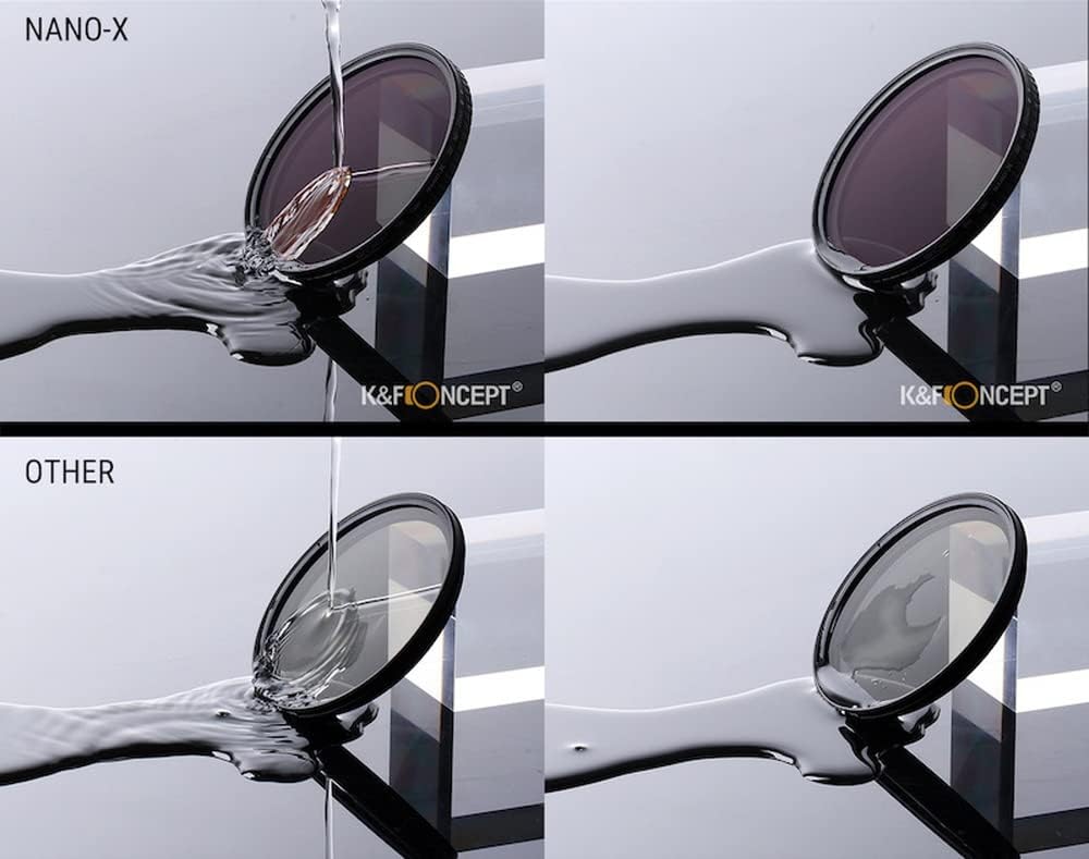 K&F Concept NANO-X Variabler ND-Filter 72 mm ND2-ND32 KF-72NDX2-32 variabel 72mm Nano-X, NDX2-32, 72