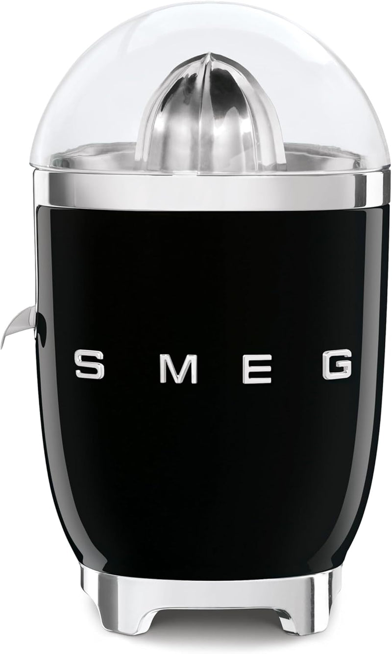 SMEG, Elektrische Zitruspresse CJF11BLEU, tropfsicherer Auslauf und Universalkegel, rutschfeste Stel