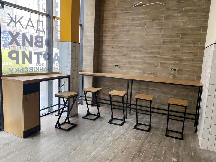 Müllklappe aus pulverbeschichtetem Stahl 350 × 200 mm zum Einbau | Schwarz | Ideal für Cafés, Restau