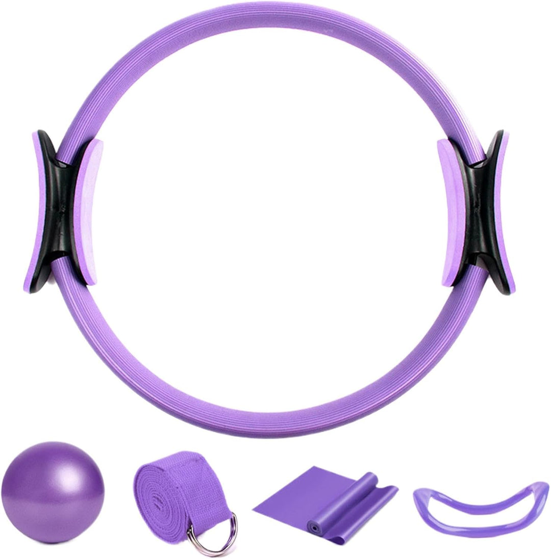 Pilates Ring Set, Pilates Essentials Kit Für Frauen, Pilate Ring Und Ball Set, Widerstandsbänder - 5