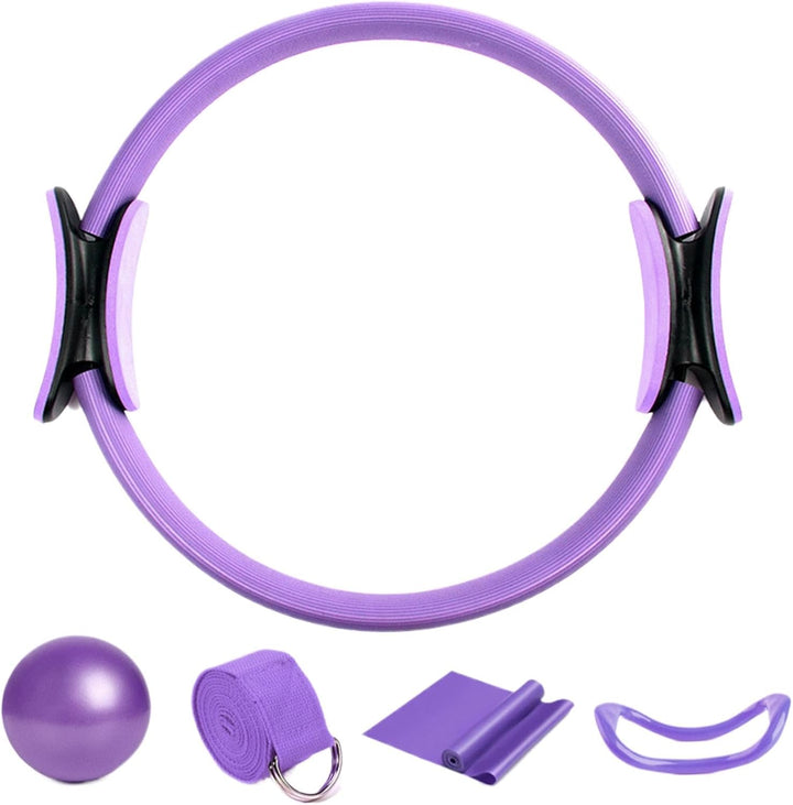 Pilates Ring Set, Pilates Essentials Kit Für Frauen, Pilate Ring Und Ball Set, Widerstandsbänder - 5