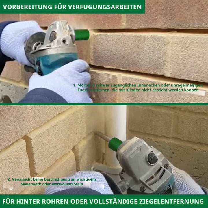KURSTOL Diamant Mörtel Hakenbohrer – Diamant Fugenfräser 8 mm x 25 mm mit M14 Gewinde für Mauerwerk,
