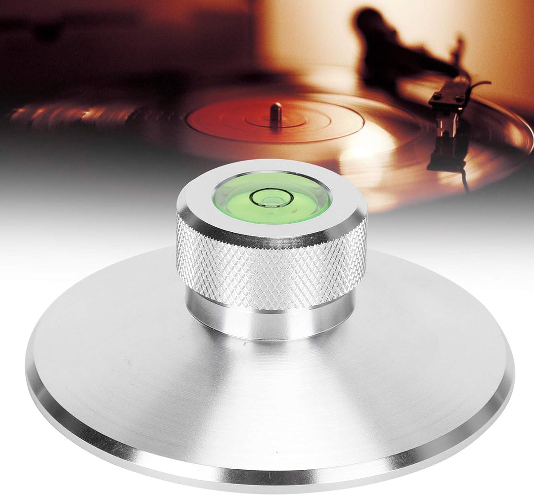 Dilwe LP Plattenspieler Disc Stabilizer Record, Aluminium Record Weight Stabilizer, Record Weight Cl
