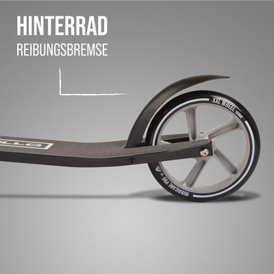 Apollo 230mm Giant XXL Wheel City-Scooter - Hurricane | Roller Erwachsene mit Federung | Cityroller