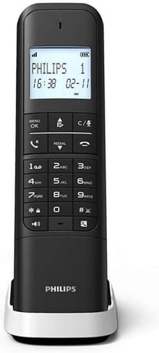 Philips M4701W/12 Schnurloses Festnetztelefon, DECT-Display, 4,6 cm (4,6 cm), LCD-Display, Hintergru