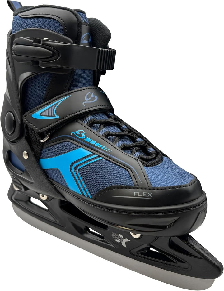 Cox Swain verstellbare Schlittschuhe Polar, Eislaufschuhe für Kinder, Jugendliche und Erwachsene bis