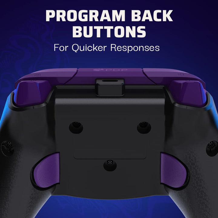 PDP REMATCH XBOX verkabelt Controller lila Fade für XBOX Series X|S, XBOX One, Offiziell Lizenziert