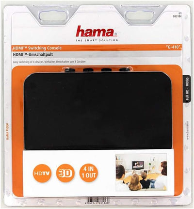 Hama HDMI-Umschaltpult G-410, 4-fach, 4-fach